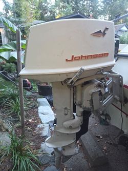 1962 18 horsepower Johnson seahorse horse