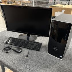 Dell Inspiron 3668 Desktop Bundle – Intel Core i5 (7th Gen) + 22” Samsung Monitor + Keyboard & Mouse