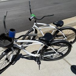 2 Huffy Beach Cruisers Men’s  & Women’s $150 Both