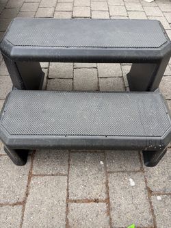 New Hot Tub Steps