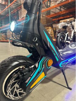 Branded dual-motor scooter
