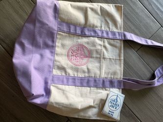 Trader Joe’s big size lavender tote bag