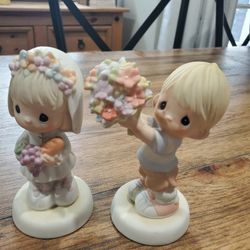 Vintage Precious Moments Figurines $40 Each or $75.00 for Both