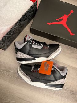 Jordan 3 Retro Black Cement 2024 Size 7-15 Brand New