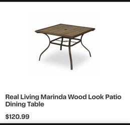 Patio table