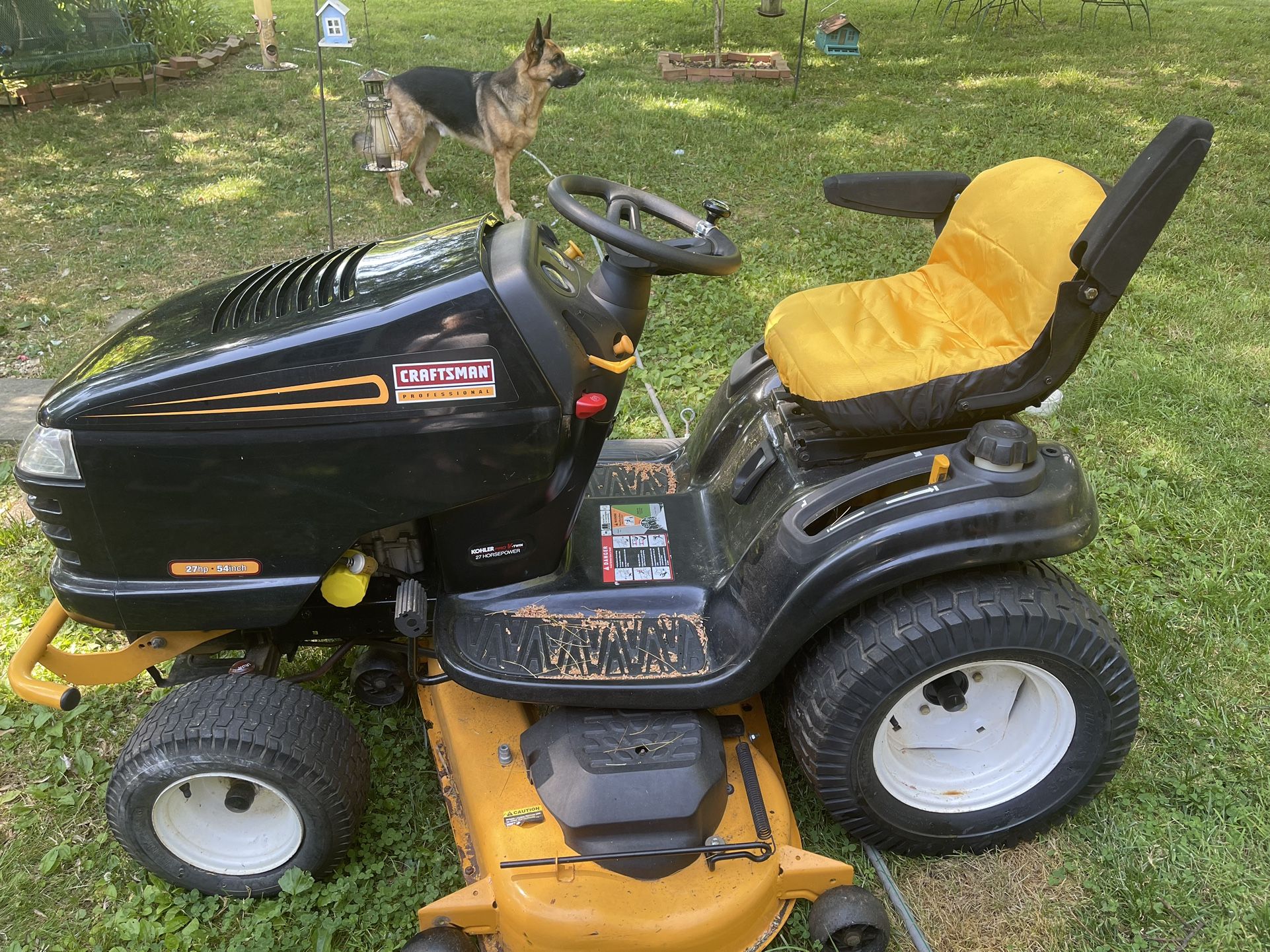 Craftsman professional online riding mower