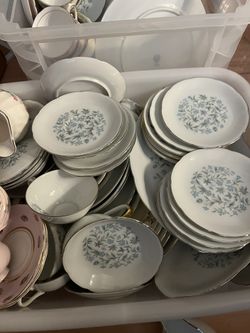 Vintage Plates, Cups And More 
