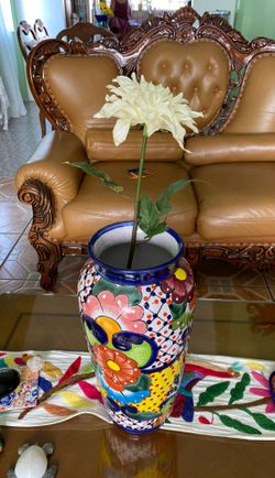 Authentic Talavera beautiful flower pot