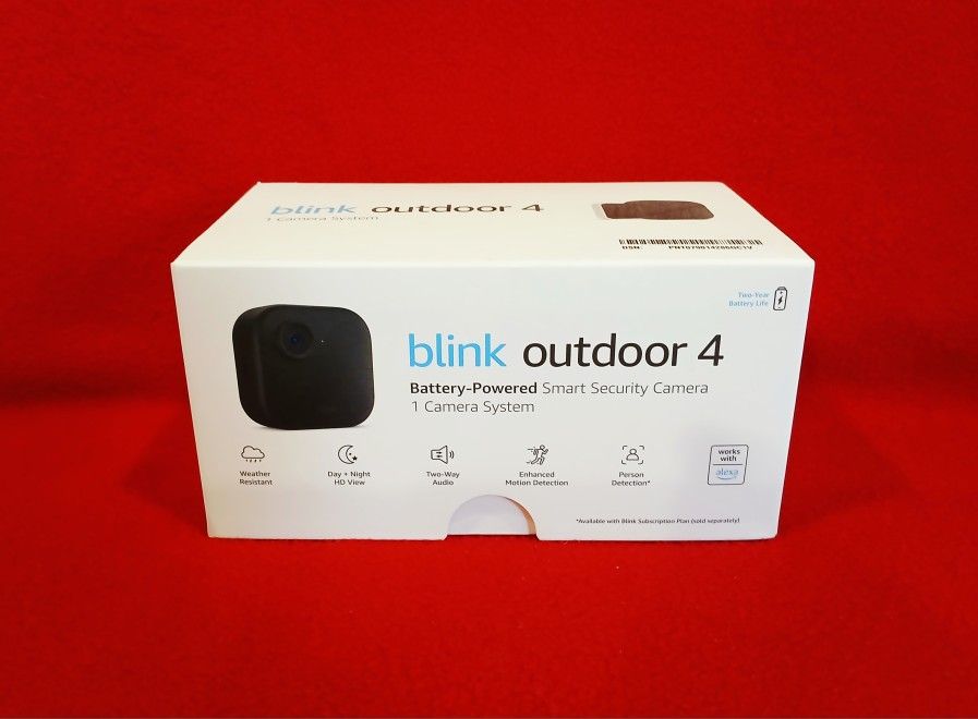 Blink Outdoor 4 Security Camera - NEW!