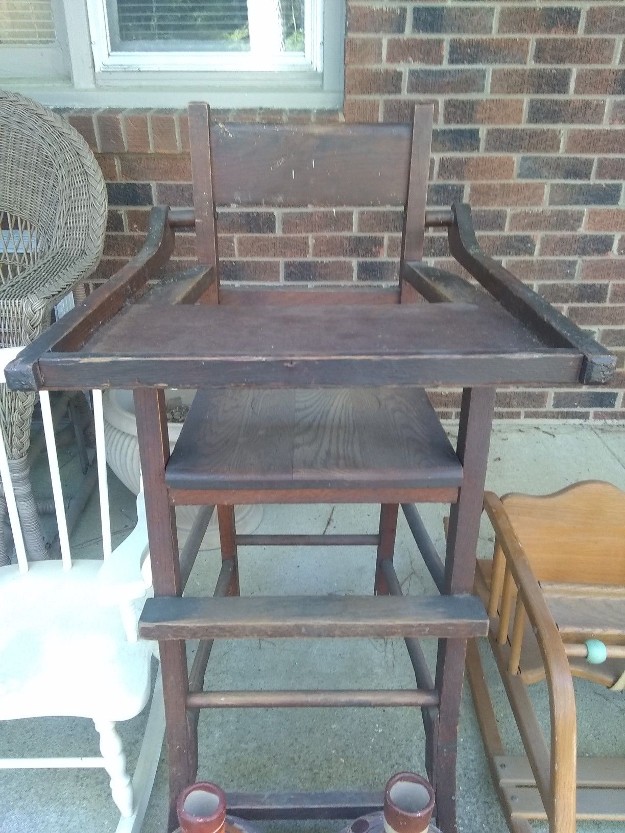Antique high chair