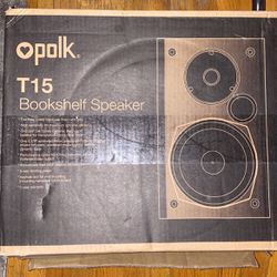 Polk T15 Bookshelf Speakers 