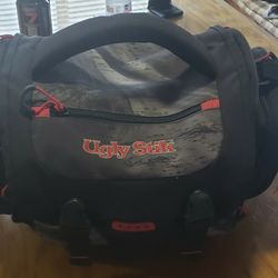 Ugly Stik Medium Fishing Tackle Box Soft Duffle Bag 14”