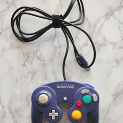 Nintendo GameCube Controller Indigo Purple OFFICIAL TESTED
