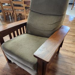 Wood Reclining Chair