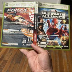 Marvel ultimate alliance / Forza 2 xbox 360 (CIB)