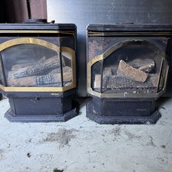 2 Gas Fireplaces