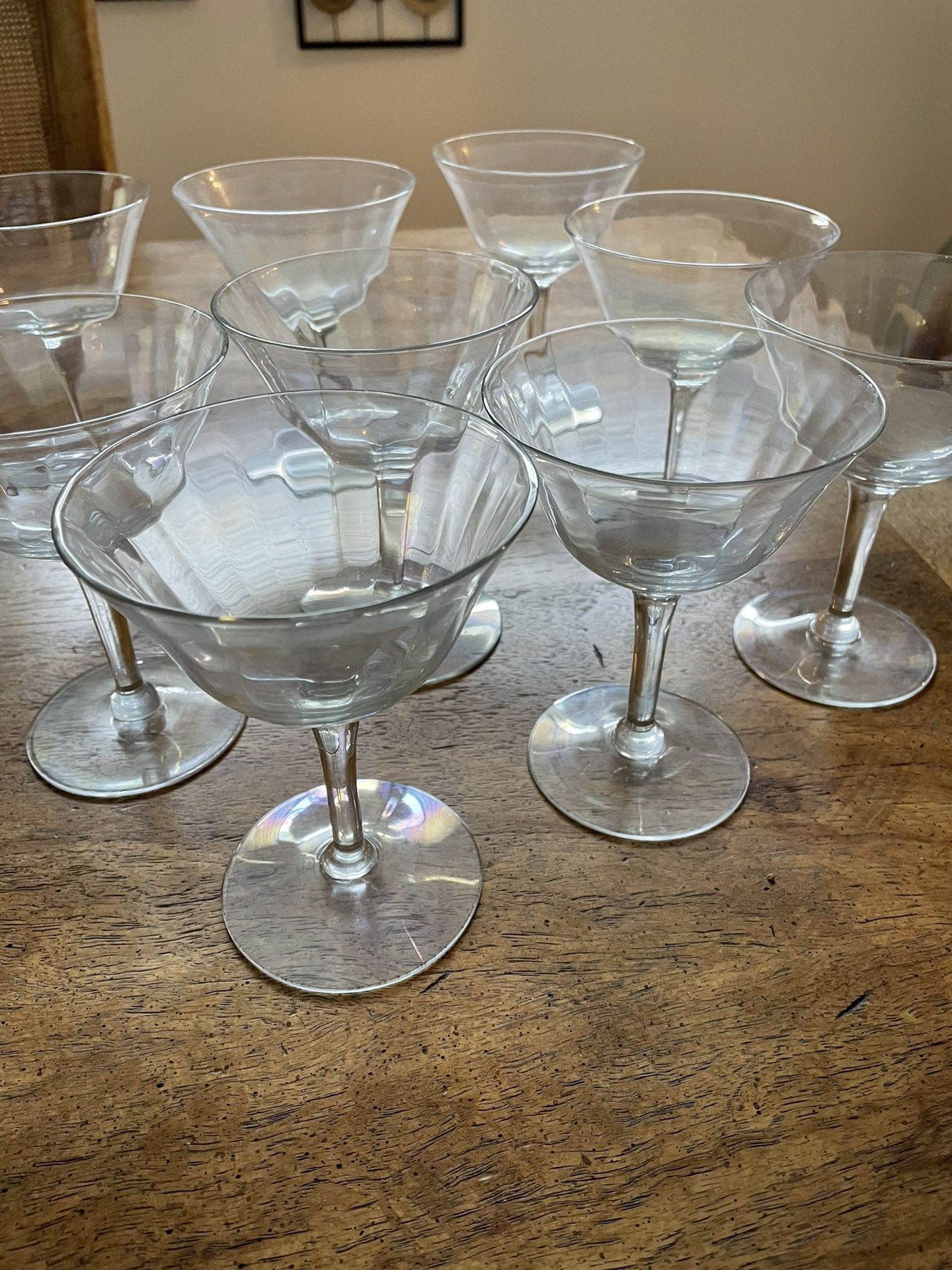 Nine beautiful glasses