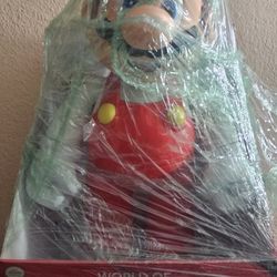 World of Nintendo Fire Mario 20 Inch Figure Series 1-2 7 Points of Articulation