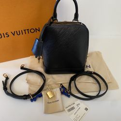 Louis Vuitton Alma Epi Noir Backpack 🎒 