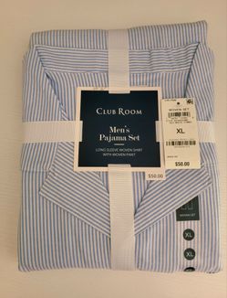Mens Pajama Set-Club Room● NEW●