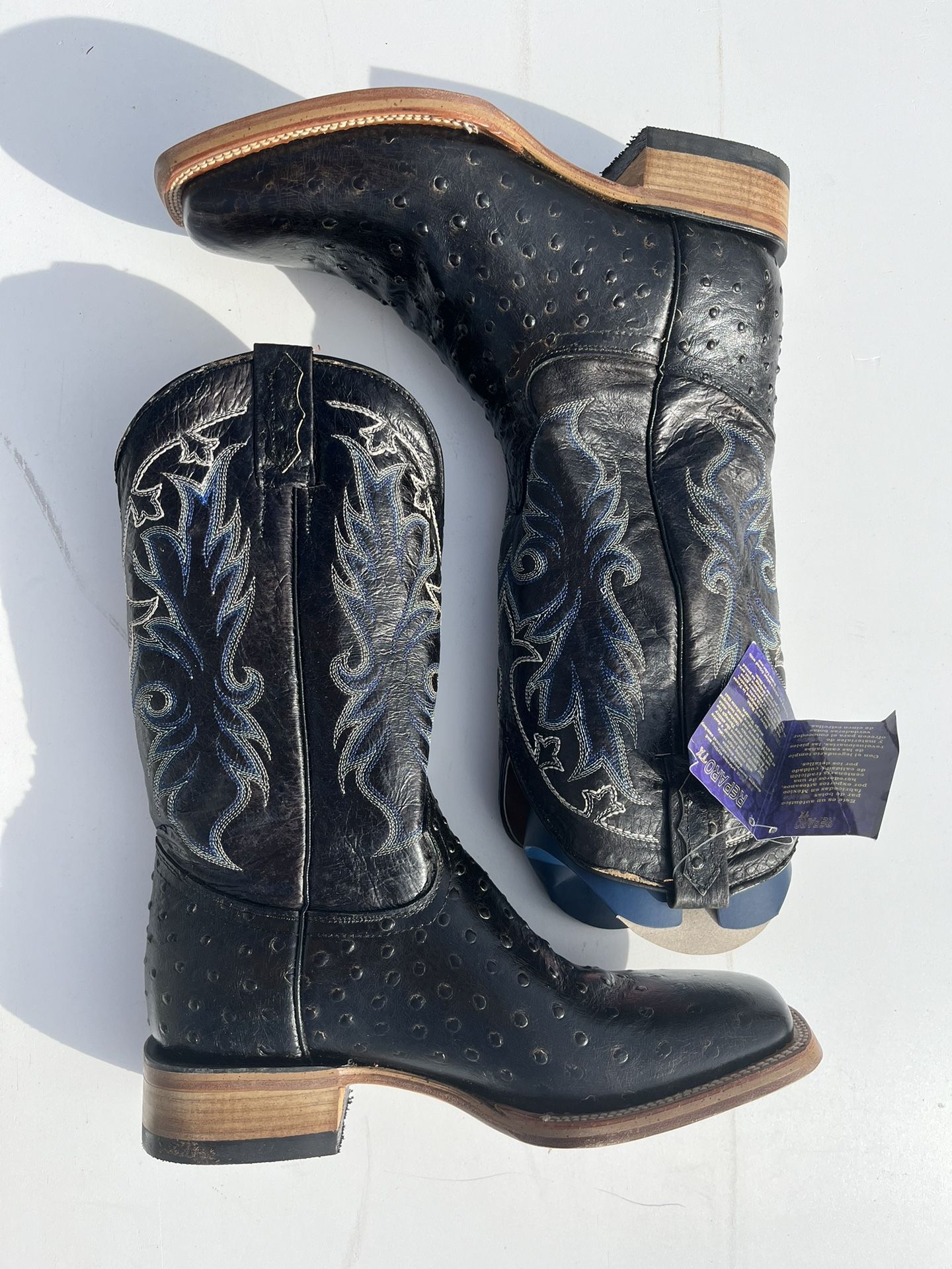 Men’s Reparo Cowboy Boots (black). %50 OFF Sale