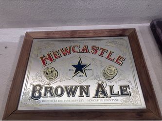 Vintage Newcastle Brown Ale Mirror OBO
