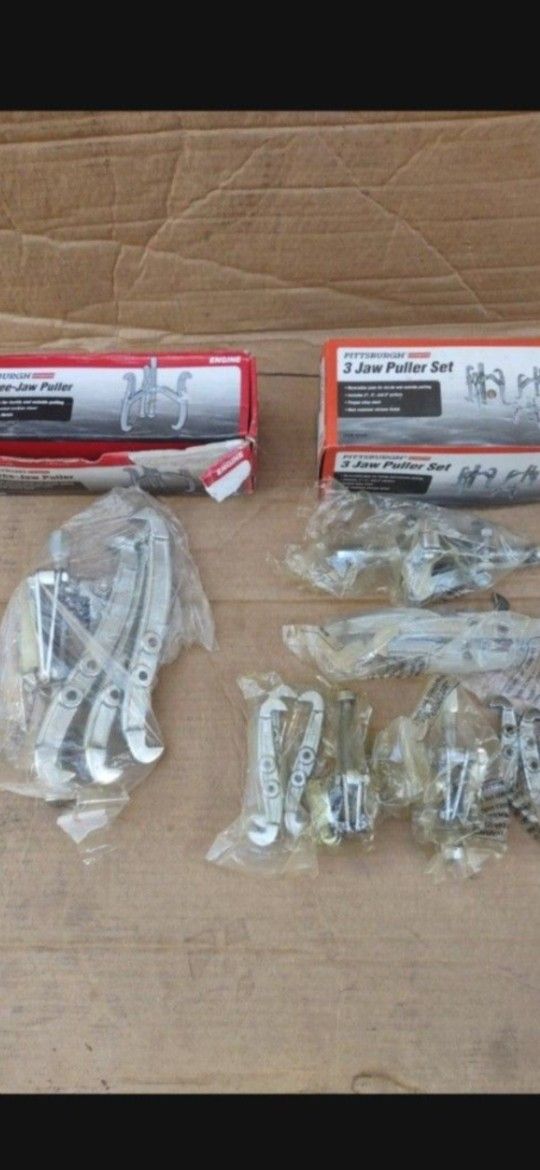 Yes, They Are Available Pittsburgh 3 Jaw Pullers "Package Deal Only"