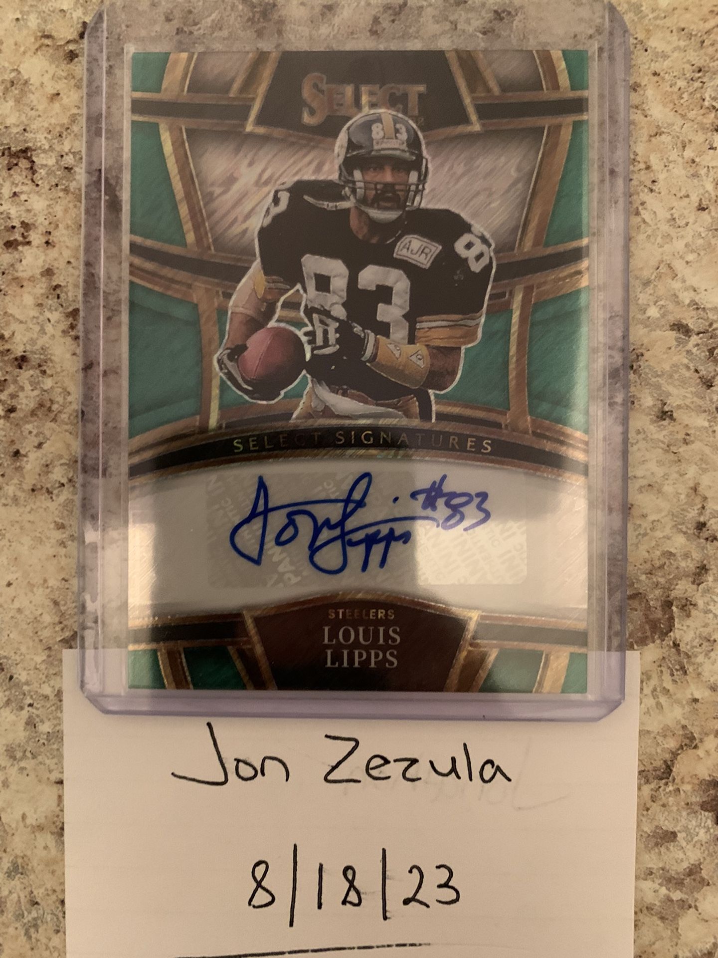 22-23 NFL Select Louis Lipps Green Auto 3/5 for Sale in Fort Myers