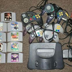 Nintendo 64 With 9 Games