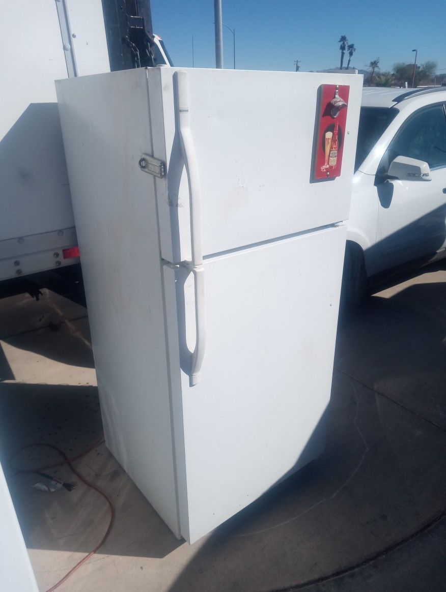 Working White Sears Apartment-size Refrigerator