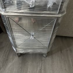 Mirror Glass Night Stands
