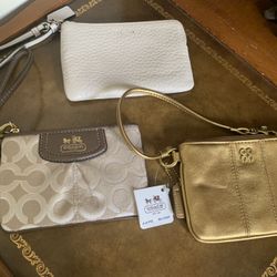 New Coach wristlets small purses