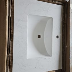 31x22 Marble Vanity Top And Sink