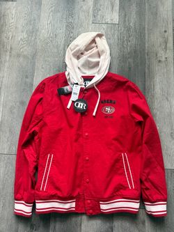San Francisco 49ers Hooded Varsity Jacket