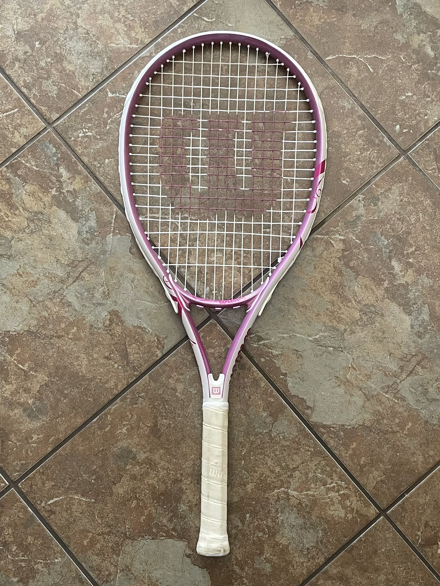 Wilson "Hope" Tennis Racket Pink 4 1/8 L1 Breast Cancer Awareness