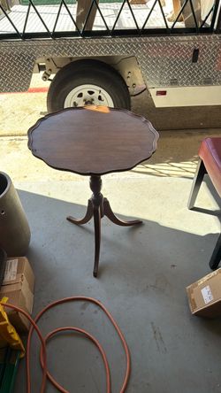Old wood tables pair
