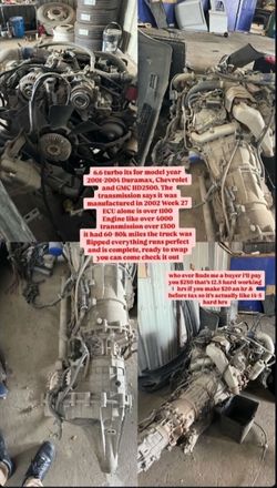 6.6 Turbo Duramax Engine