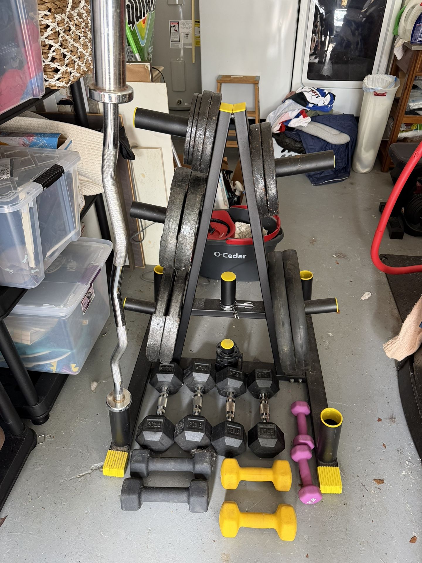 HOME GYM. Free weights / dumbbells / Bench / Weight rack