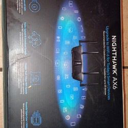 NETGEAR NIGHTHAWK AX 6 ROUTER 6 STREAM 5.4 GPBS DUAL BAND