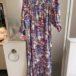 Hilo Hattie Hawaiian Maxi Dress