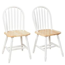 2pc Farmhouse Dining Chairs Only  | New in Box | $80