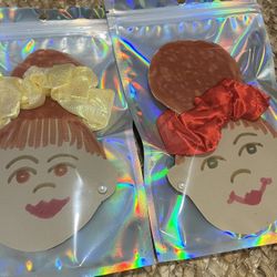 Hair Ties W/ Earrings 