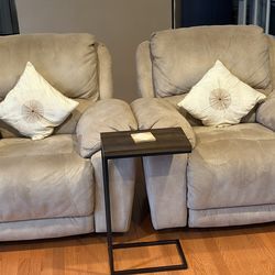 Microfiber Power Reclining Chairs