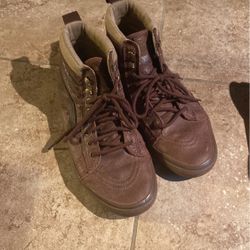 Vans Faux Leather Size 11 Mens High Tops