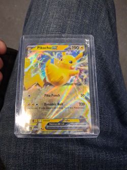 Pikachu ex Card