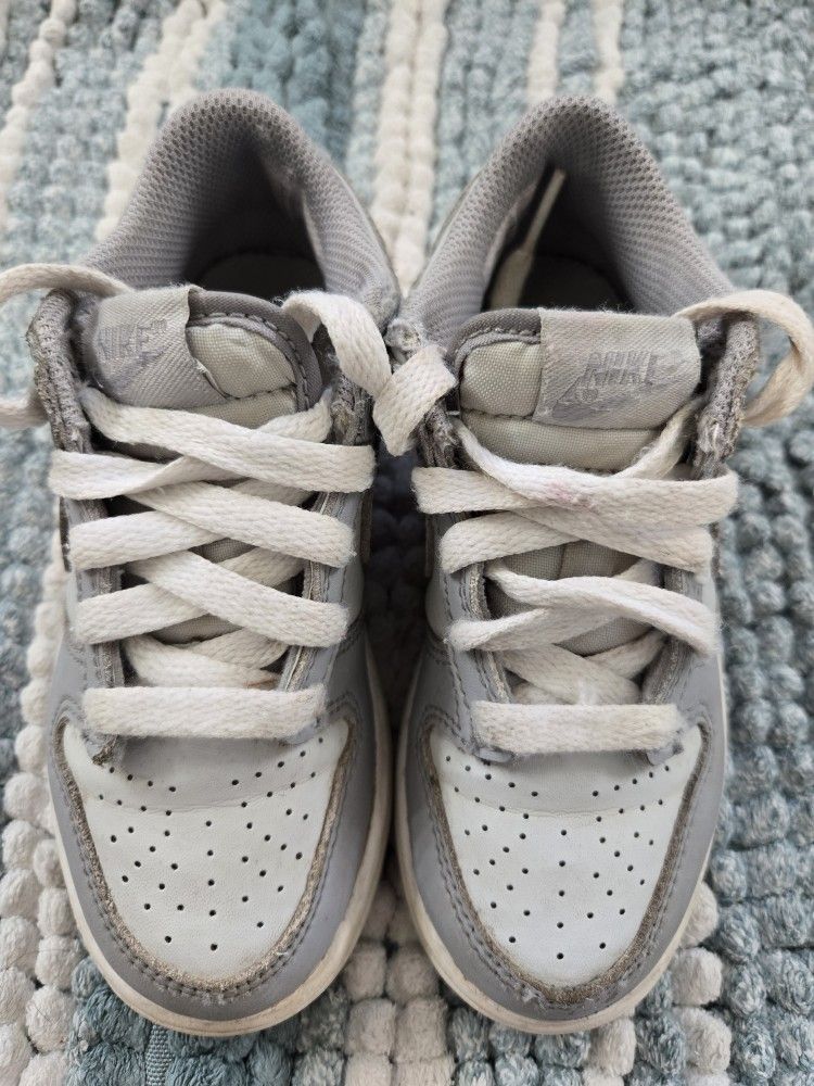 Toddler Nike Dunk Low Two Toned Gray Size 11C