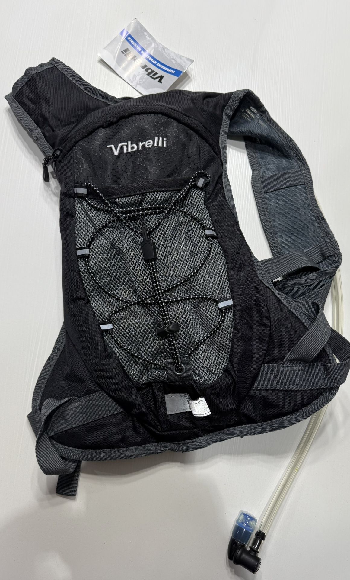 Vibrelli Performance Hydration Backpack & 2L Hydration Water Bladder, New