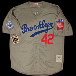 Robinson Dodgers Grey Jersey