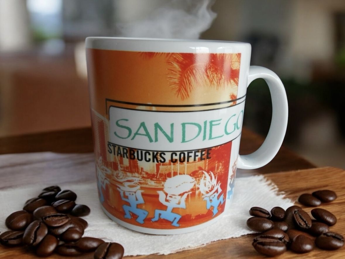 Vintage Starbucks Coffee Mag. San Francisco. 1999