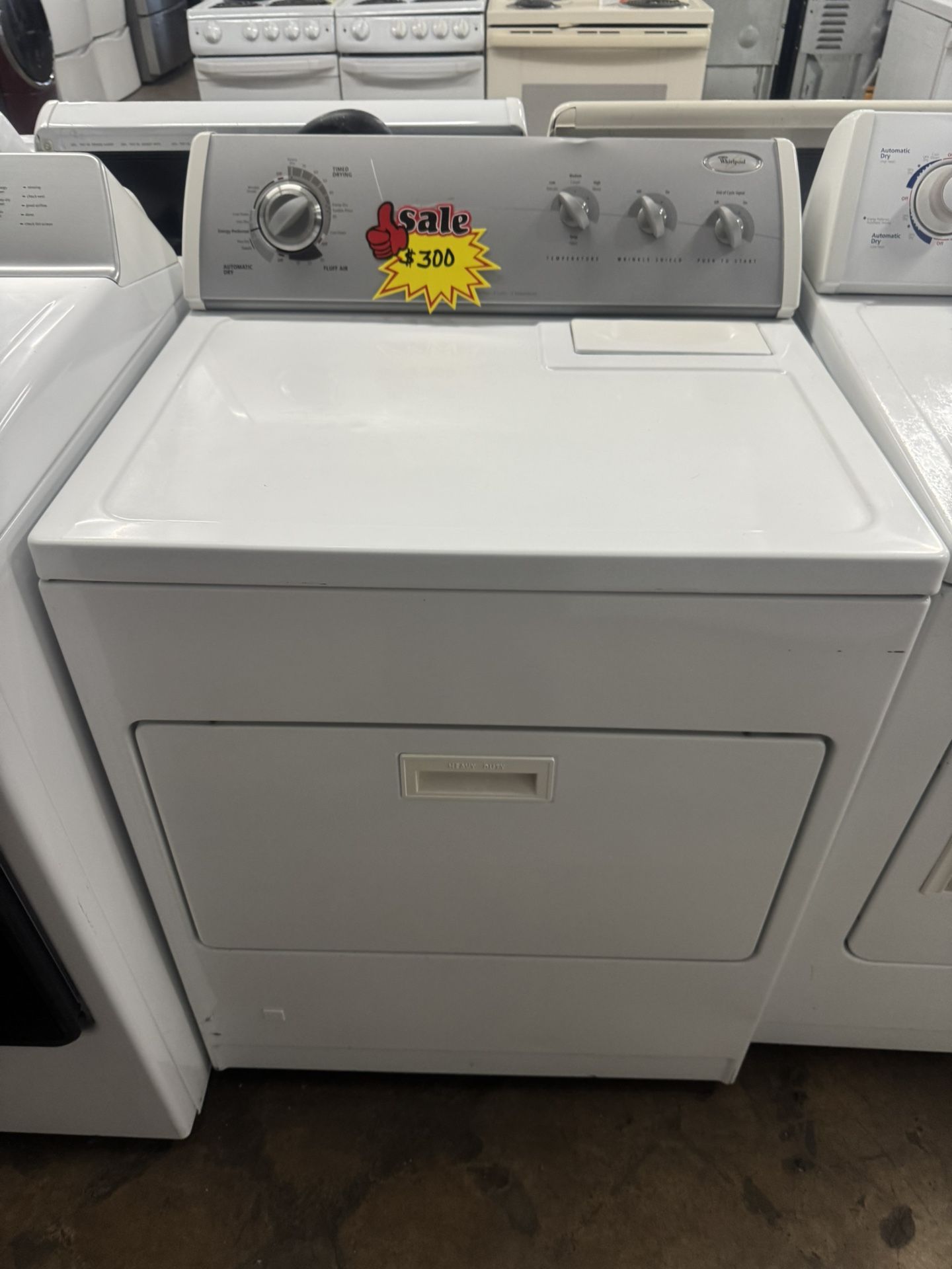 USED WHIRLPOOL GAS DRYER